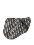 Christian Dior Pre-Owned 2019 Oblique Canvas Saddle Triple Zip crossbody bag - Blue
