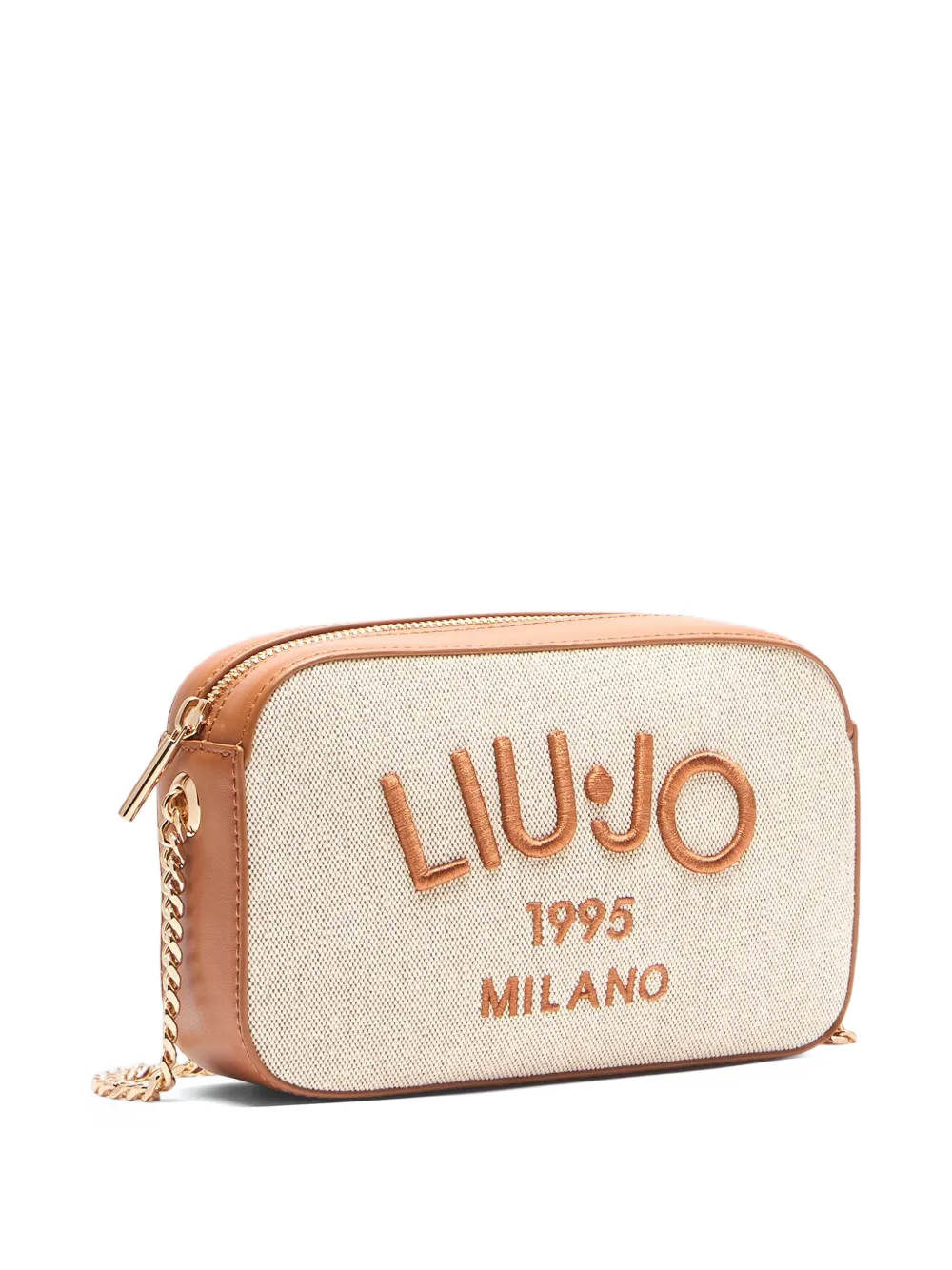 LIU •JO LOGO-EMBROIDERED CROSSBODY BAG