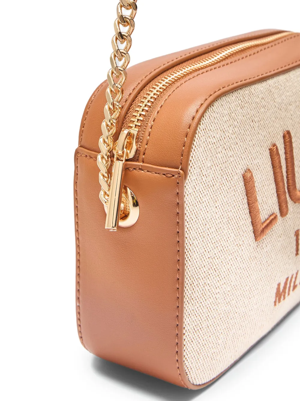 LIU •JO LOGO-EMBROIDERED CROSSBODY BAG