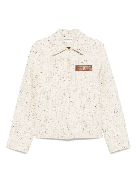 Drôle De Monsieur veste Le Blouson Droit en tweed