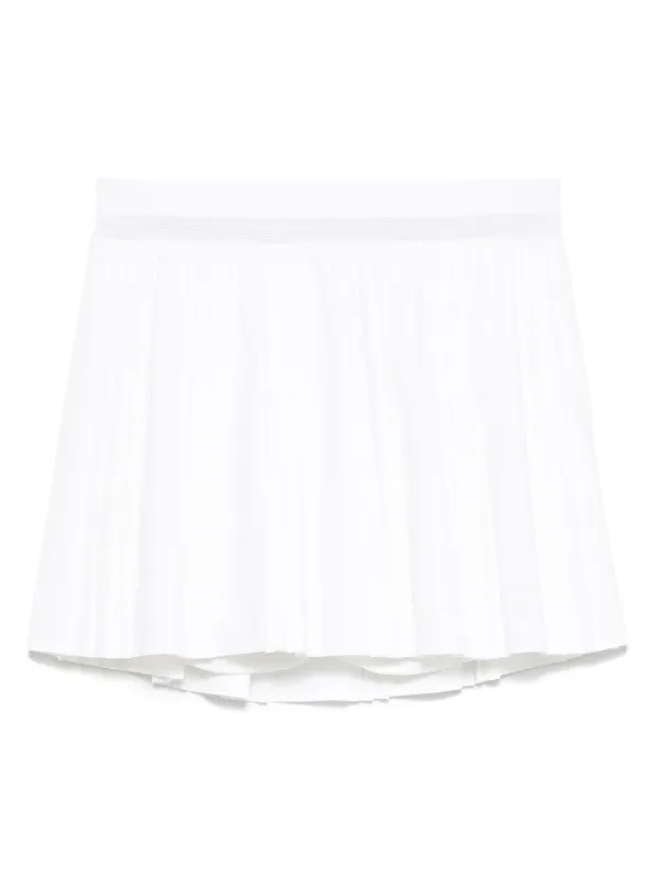nike pleated skirt white