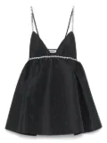 Vivetta crystal-embellished mini dress - Black
