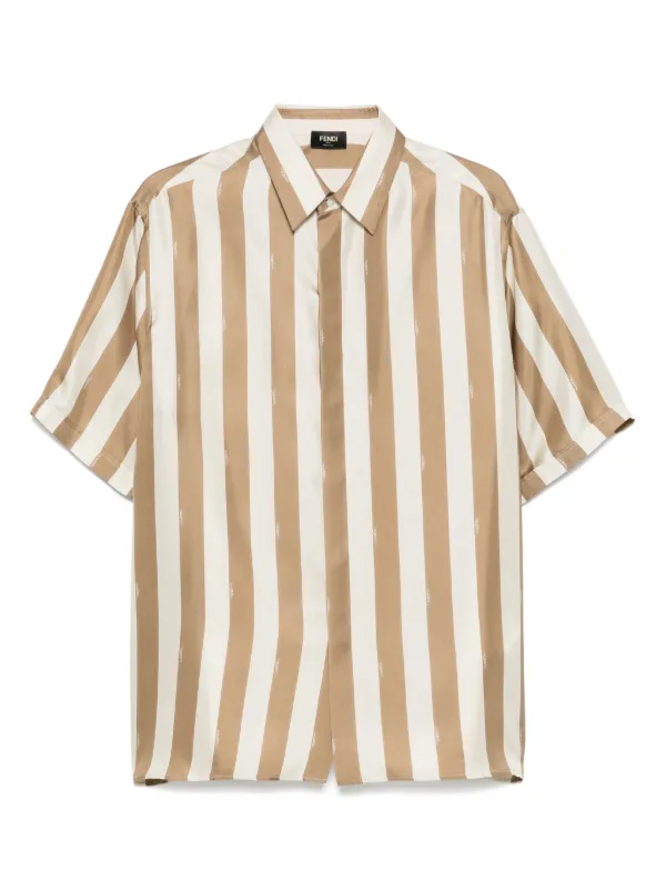 FENDI シルクシャツ | ニュートラル | FARFETCH JP