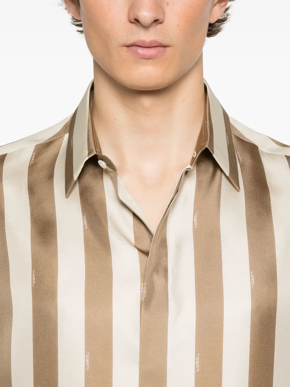 FENDI Zijden overhemd Beige