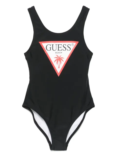 guess kids traje de baño con logo estampado