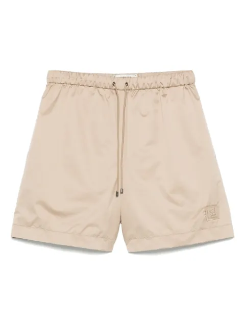 FENDI bermudas con parche del logo