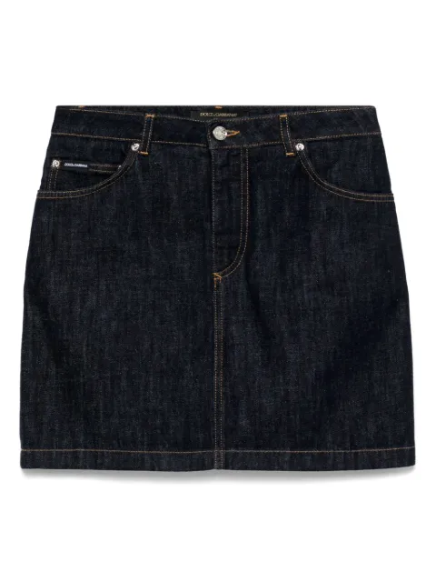 Dolce & Gabbana تنورة جينز ميني