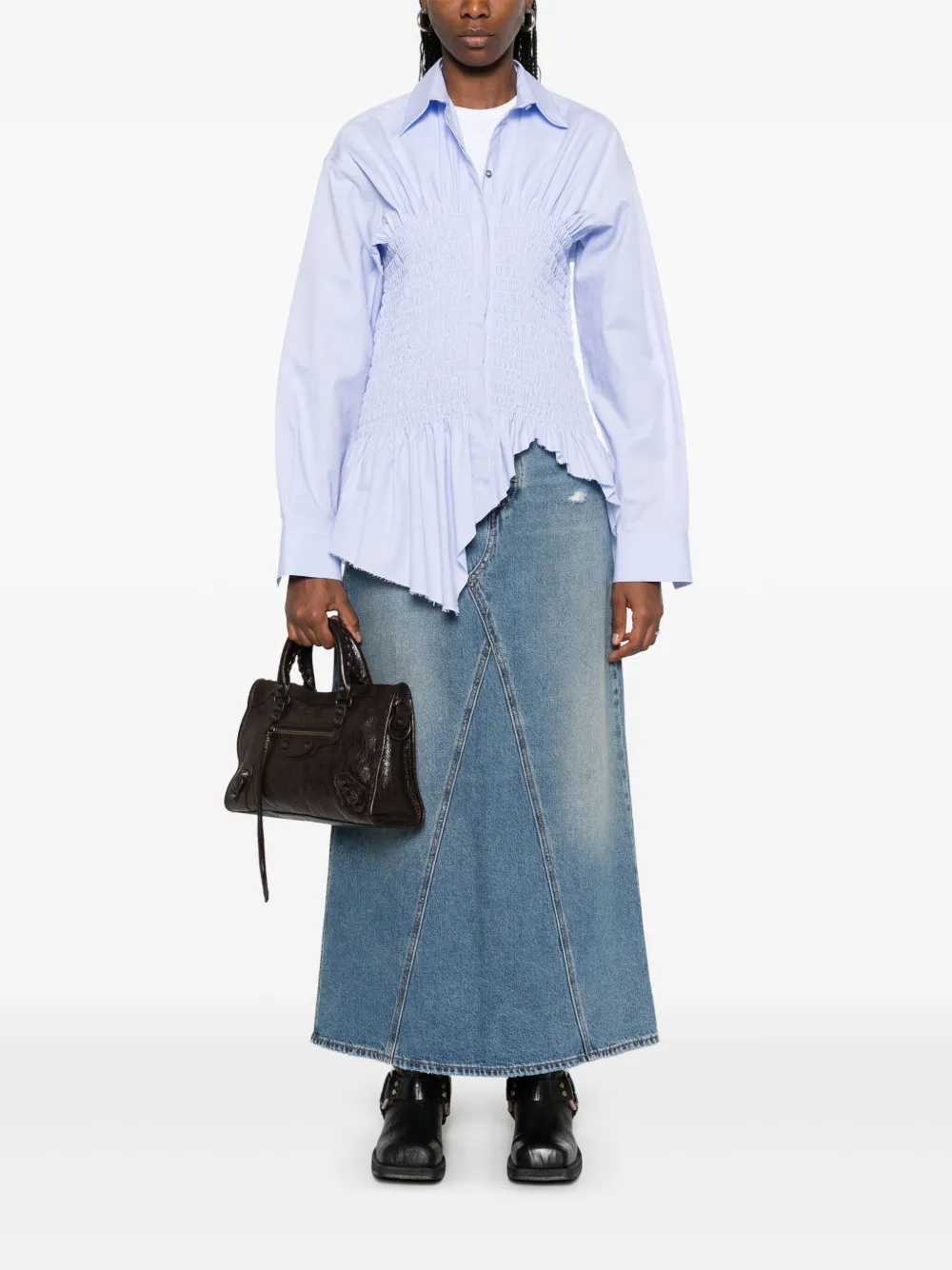 Levi's Iconic maxi-rok - Blauw