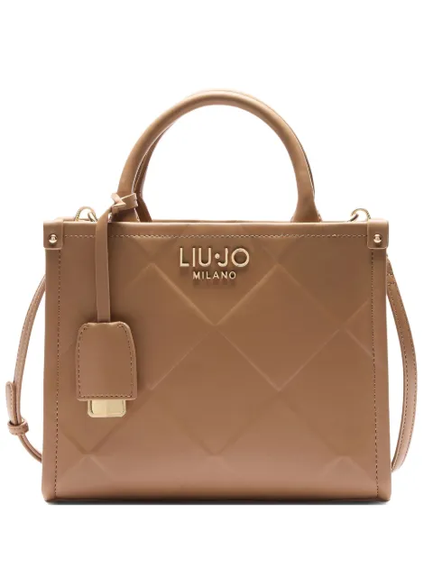 LIU JO tote con motivo de rombos