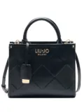 LIU JO diamond-pattern tote bag - Black