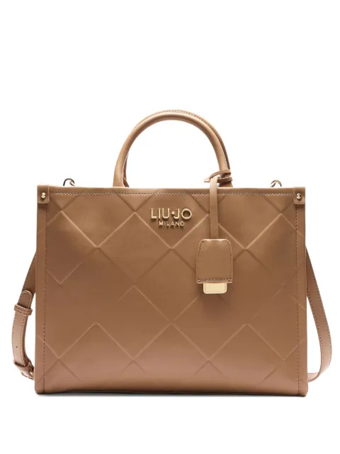 LIU JO diamond-pattern tote bag 