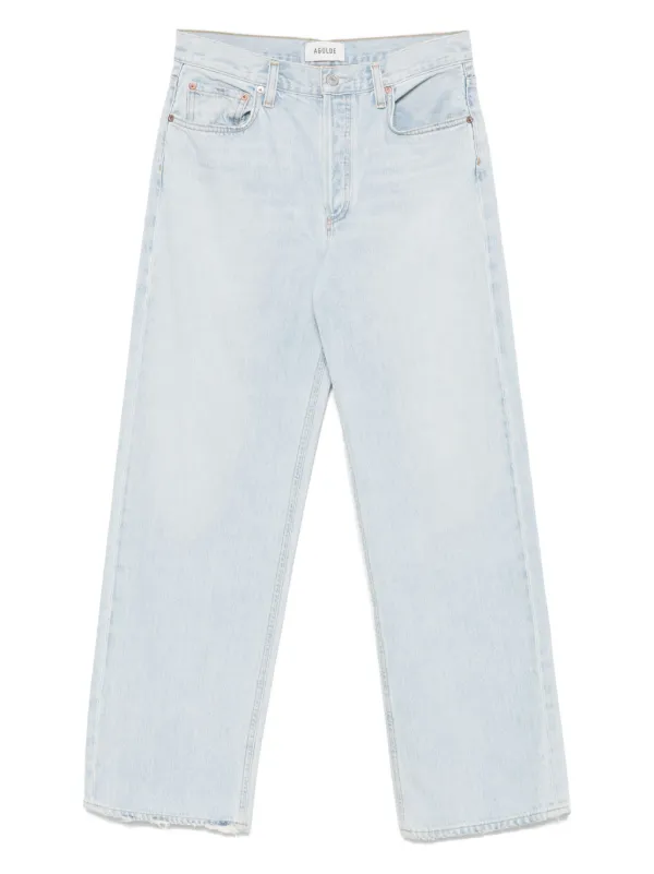 【関税込み】AGOLDE ブルー Low Slung バギージーンズ AGOLDE Low Slung Jeans | Blue | FARFETCH