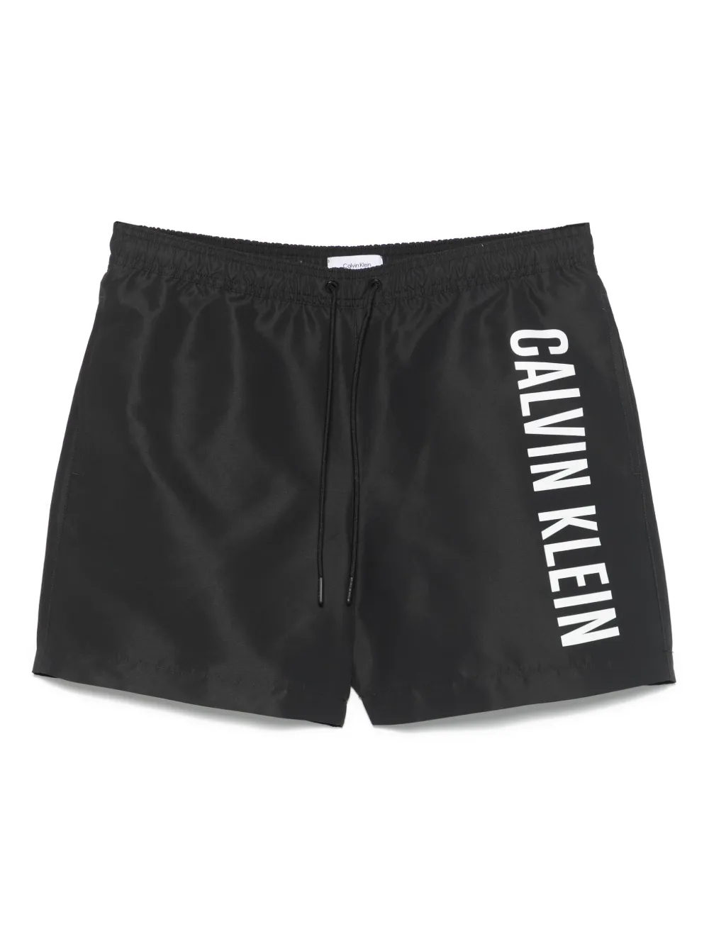 Calvin Klein logo-print swim shorts | Black | Image 1
