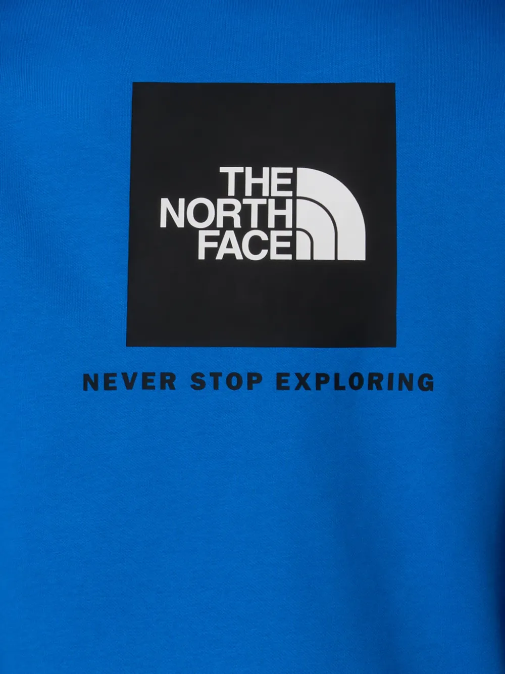 The North Face Kids Sweater met logoprint Blauw