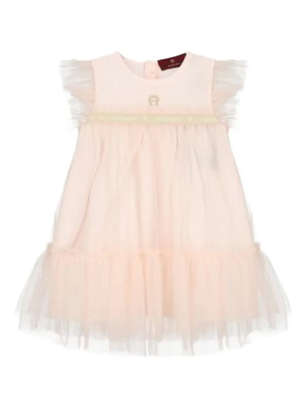 Aigner Kids Tulen jurk Roze