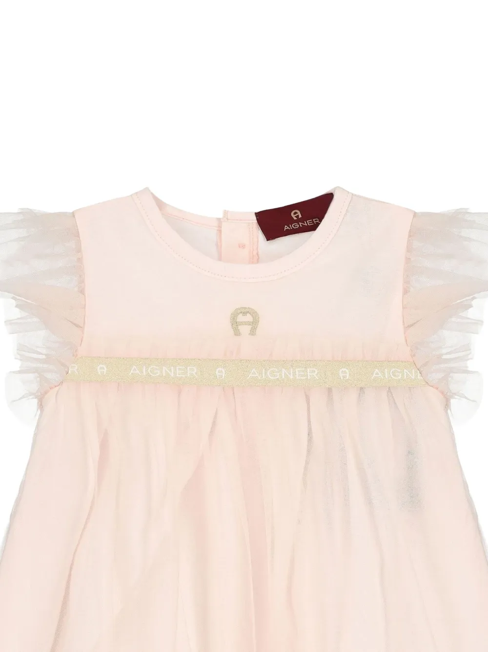 Aigner Kids Tulen jurk Roze
