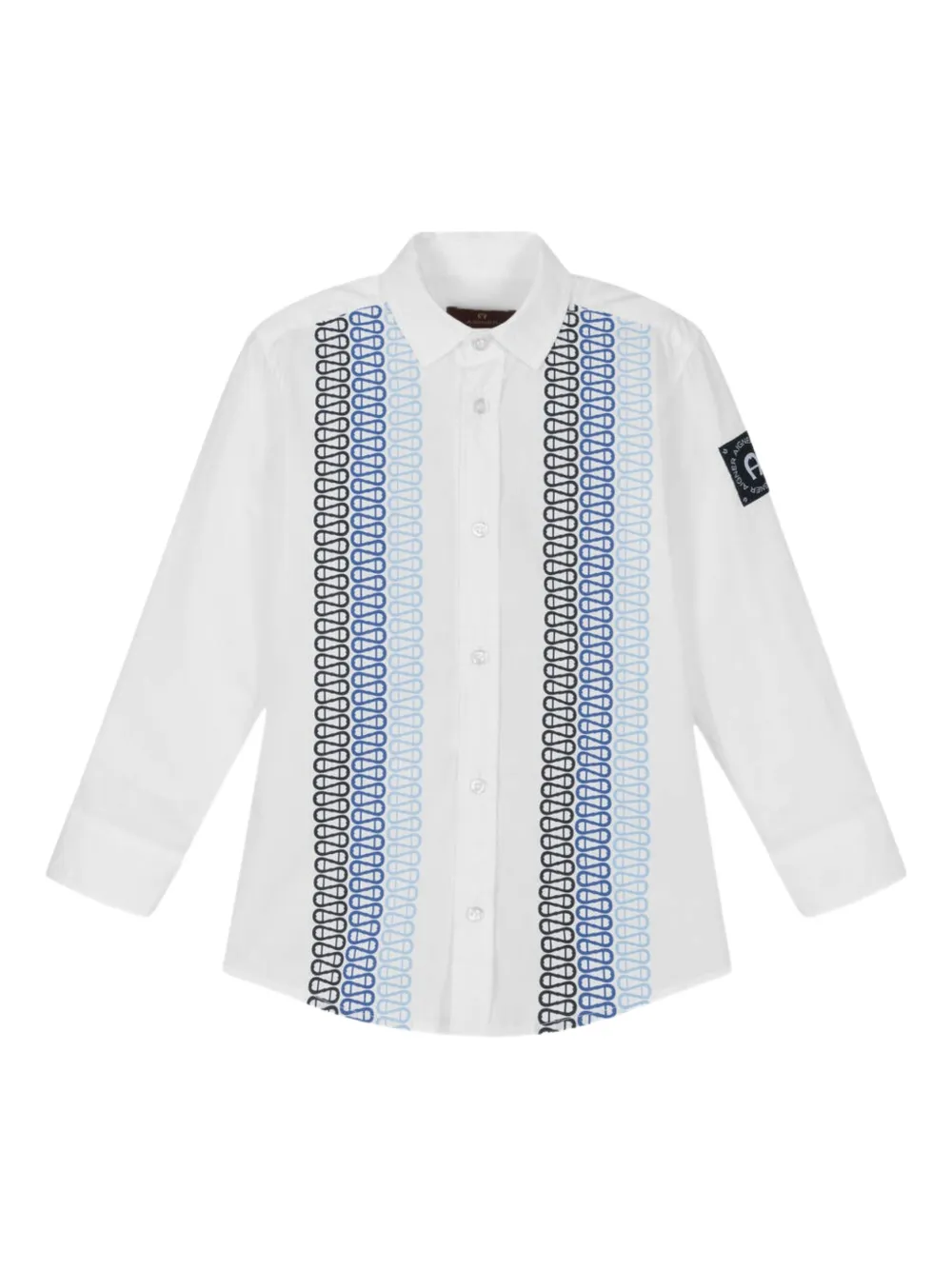 Aigner Kids cotton shirt Wit