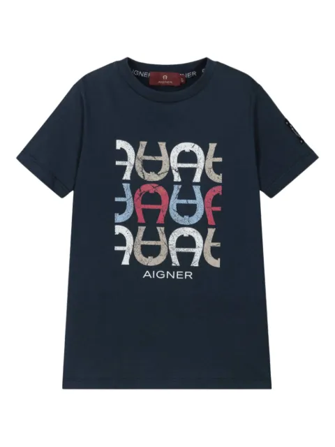 Aigner Kids تيشيرت بطبعة شعار الماركة