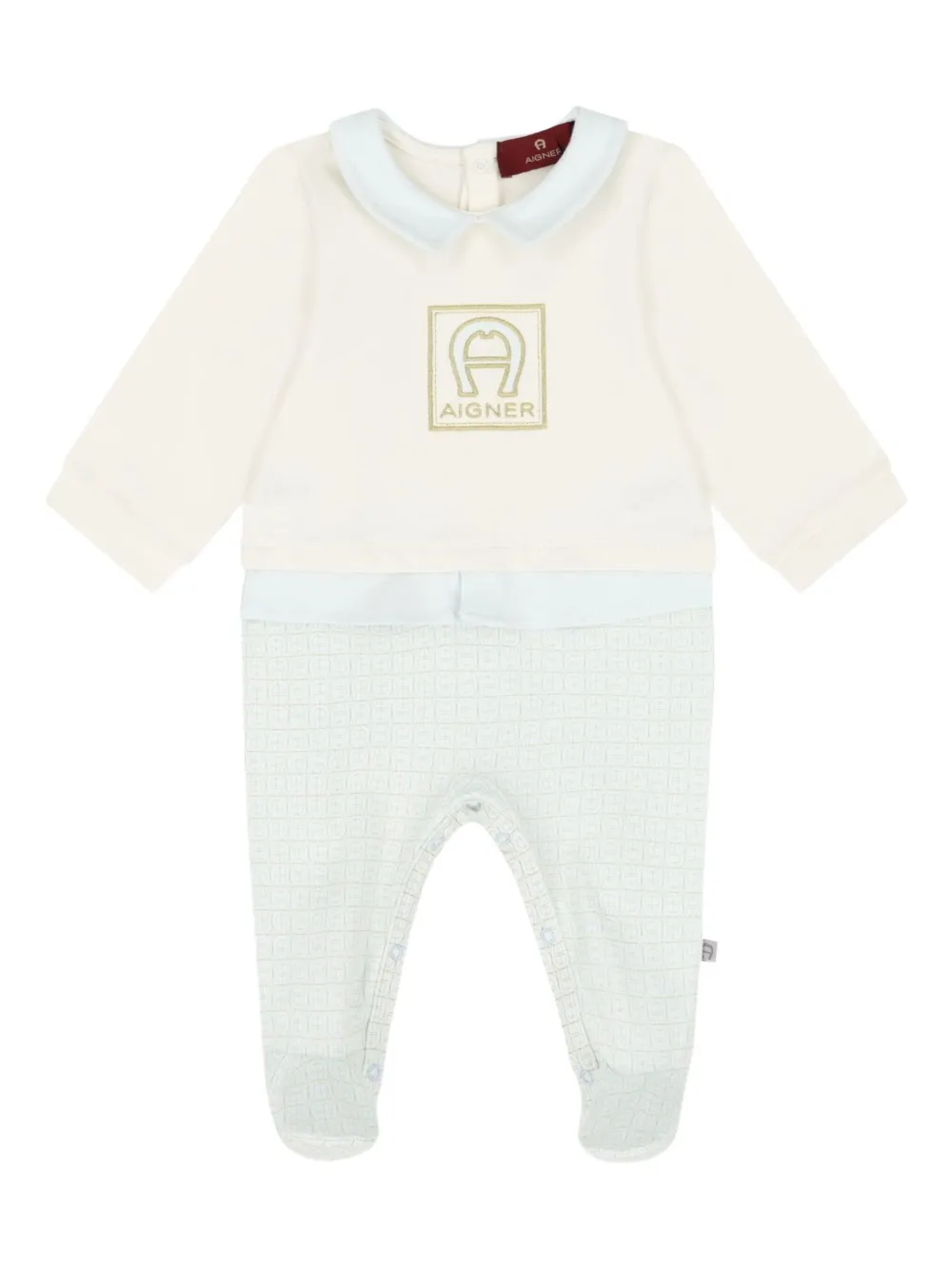 Aigner Kids ロンパース - ブルー Aigner Kids ロンパース - ブルー