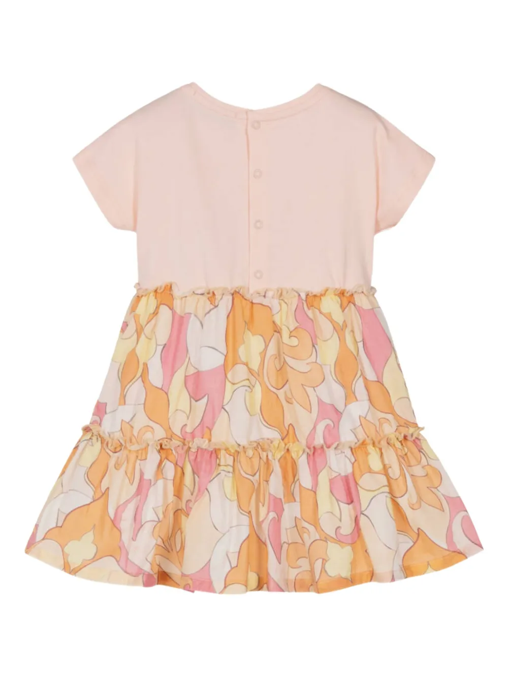 Aigner Kids logo-print dress - Roze