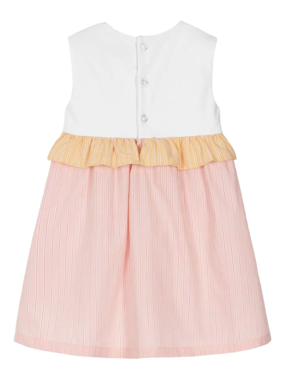 Aigner Kids Jurk met ruches - Wit