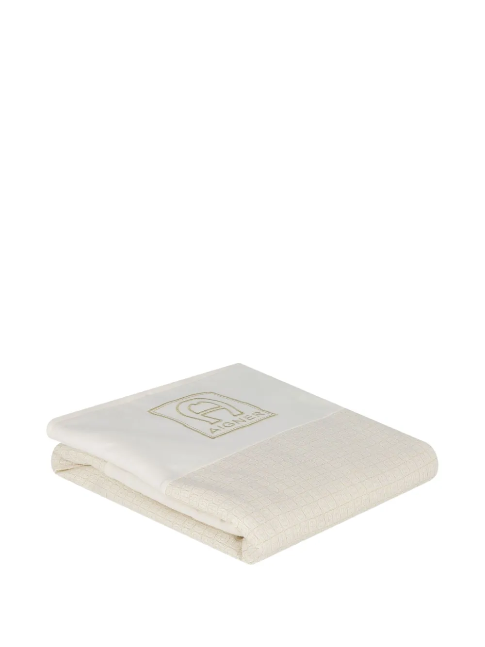 Aigner Kids Katoenen deken Beige