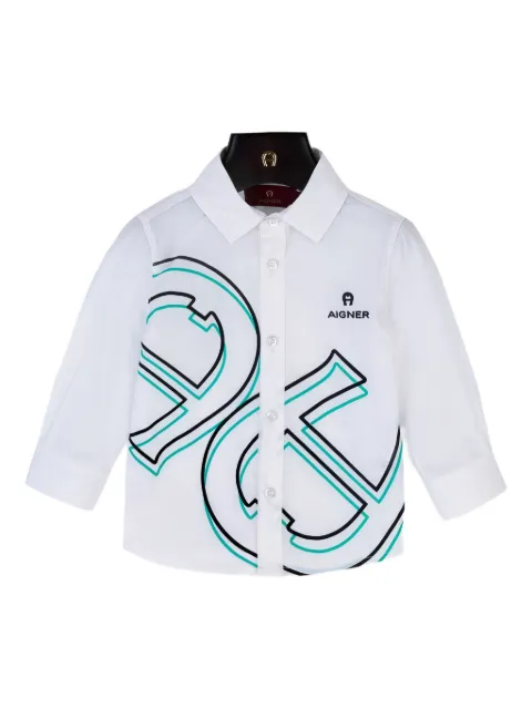 Aigner Kids long-sleeve buttoned shirt