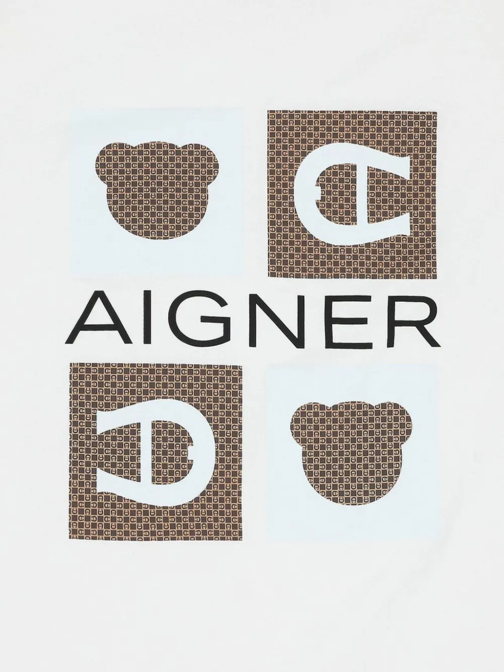 Aigner Kids Cargo shorts met opgerolde pijpen Blauw