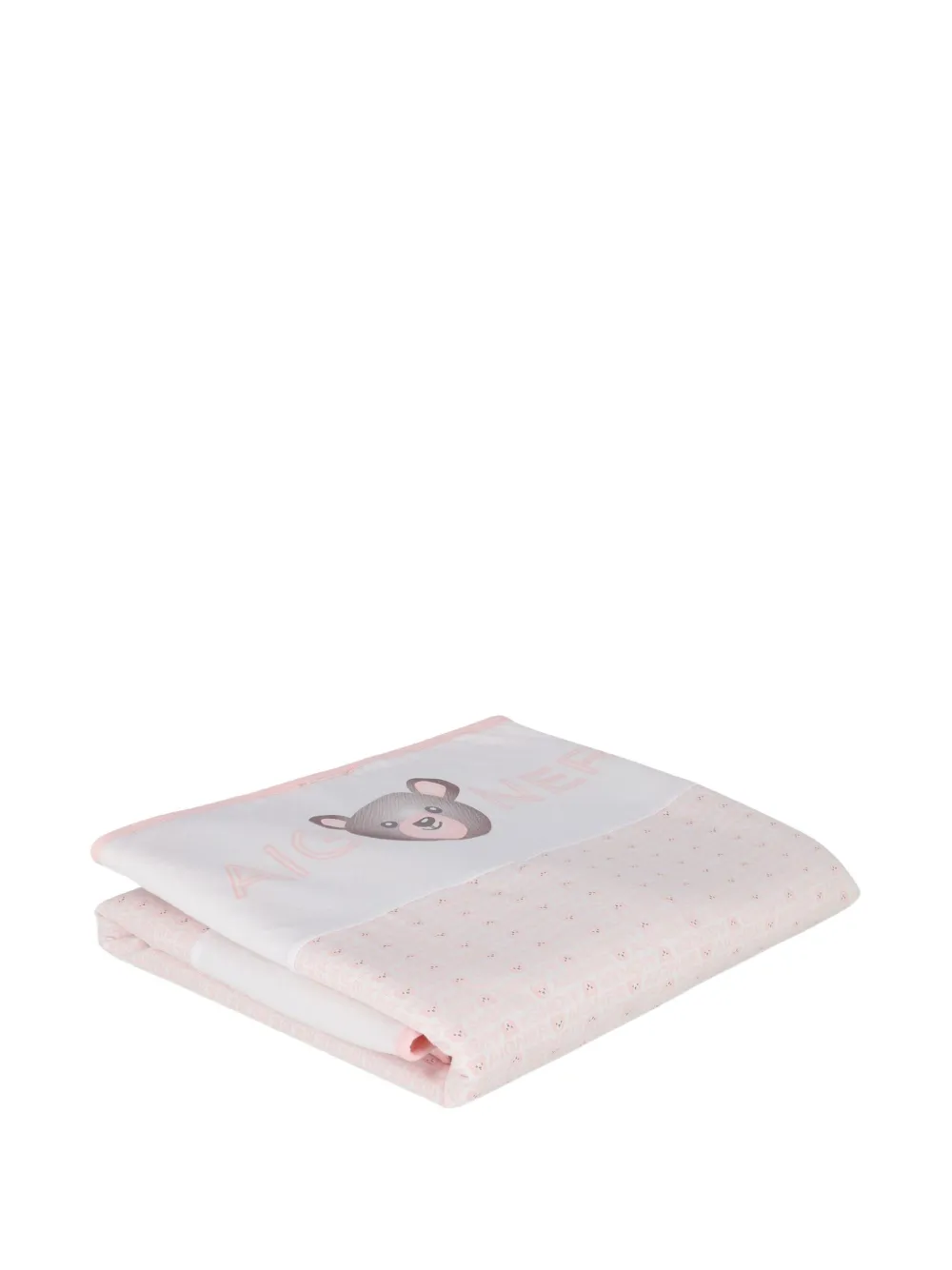 Aigner Kids Deken met teddybeerprint Roze