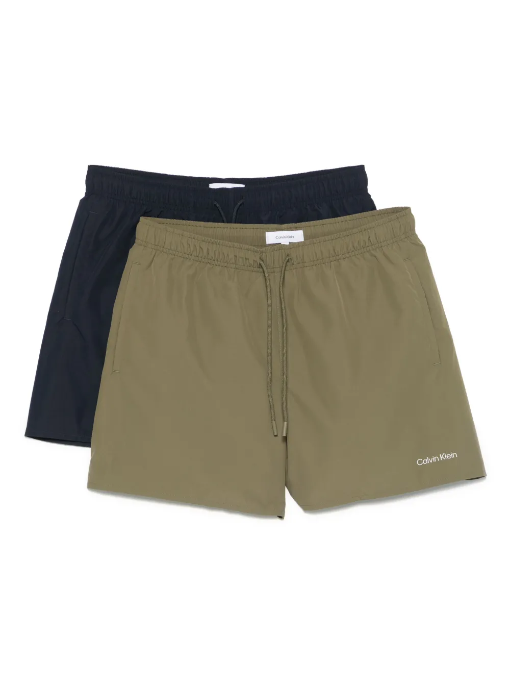 Calvin Klein logo-print swim shorts (set of two) | Blue | Image 1