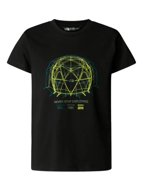 The North Face Kids geometric-print T-shirt