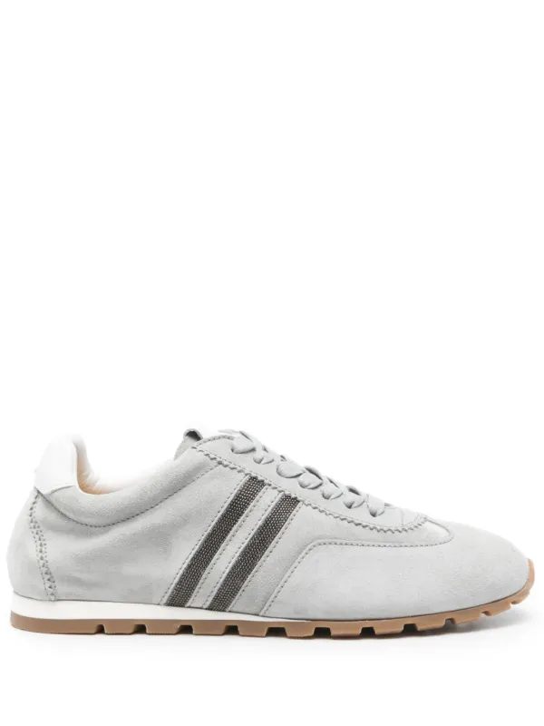 Doucal's Suede Sneakers in Grey