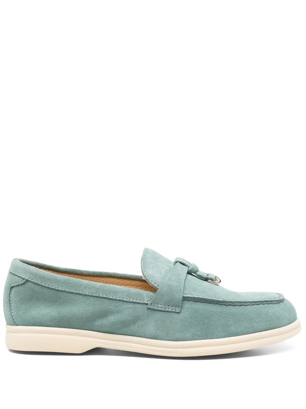 Doucal's leather loafers Blue