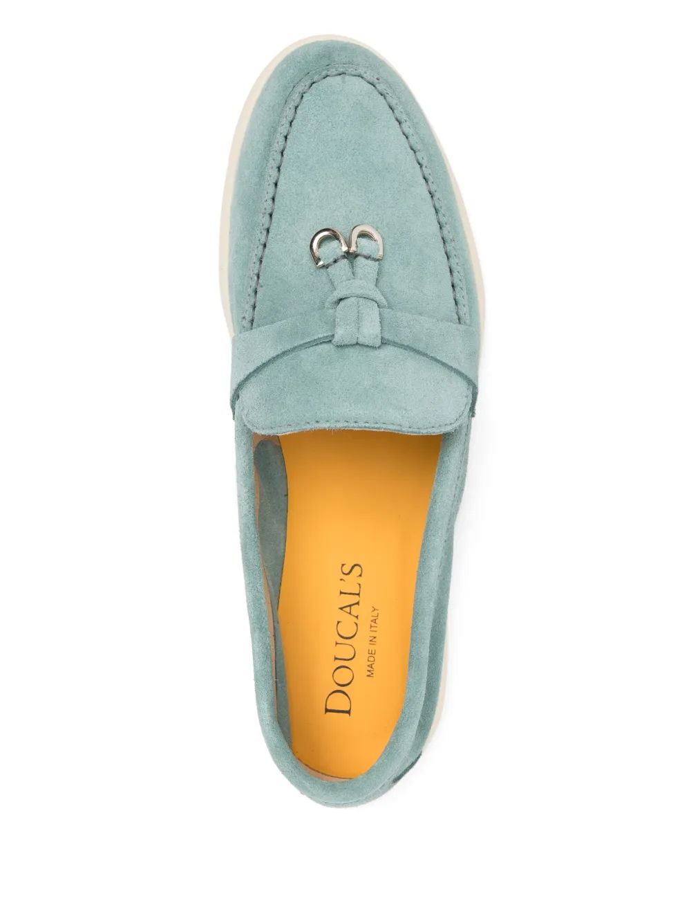 Doucal's leather loafers Blue