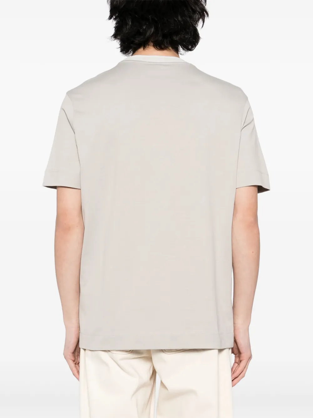 Emporio Armani Katoenen T-shirt Grijs
