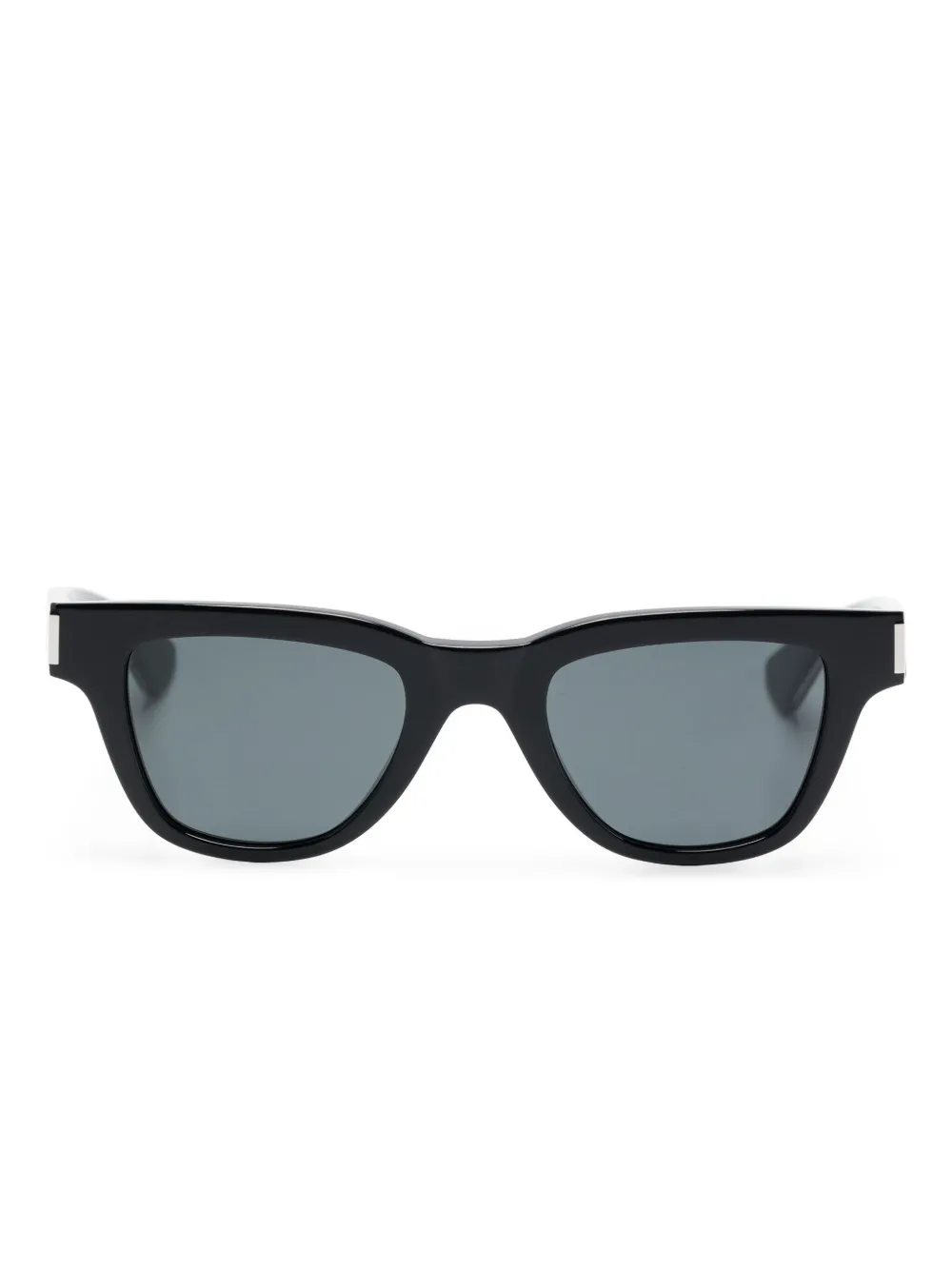 Saint Laurent Eyewear Zonnebril met vierkant montuur Zwart