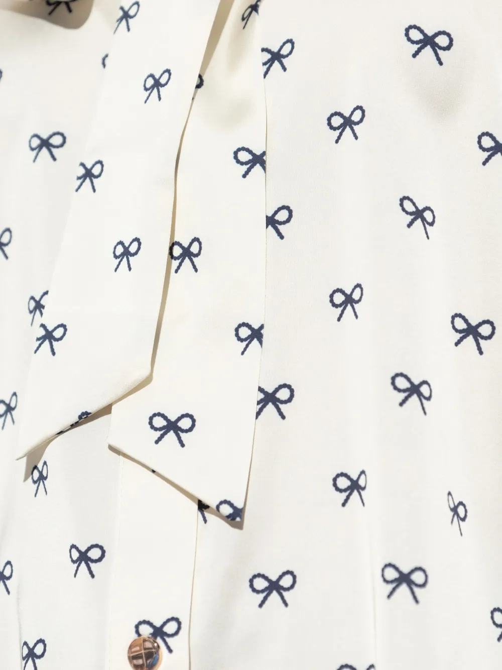 Self-Portrait Shirt met print Wit
