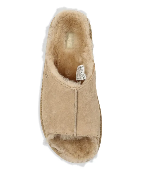 UGG open-toe Shearling Sandals | Neutrals | FARFETCH display picture 3