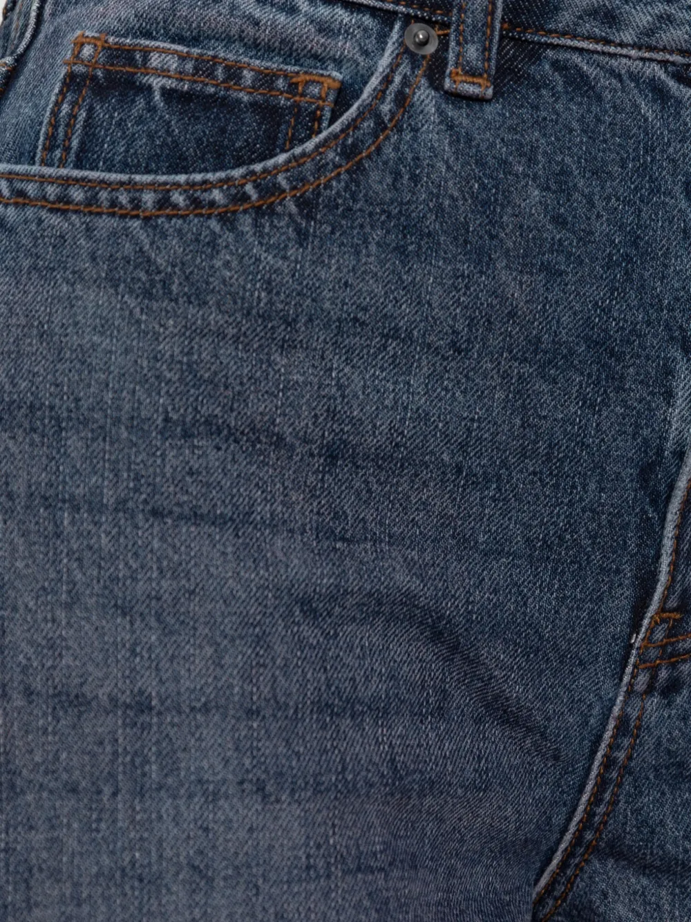 Self-Portrait Jeans met wijde pijpen Blauw