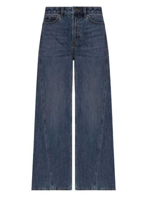 Self-Portrait jeans anchos