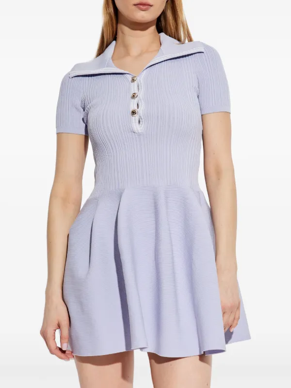 ワンピース SELF-PORTRAIT Woman Dress Violet SS25049SL L Self-Portrait short-sleeved Dress | Purple | FARFETCH