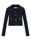 Self-Portrait stretch cardigan - Blue