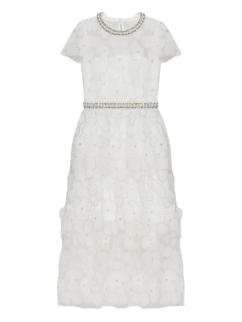 Self-Portrait crystal-embellished dress