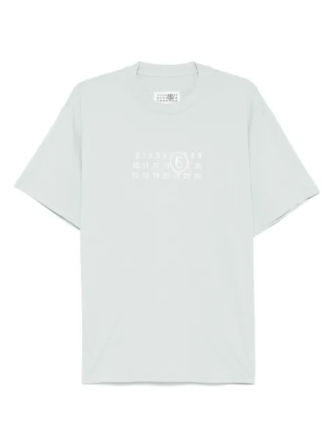 MM6 Maison Margiela numbers-motif T-shirt