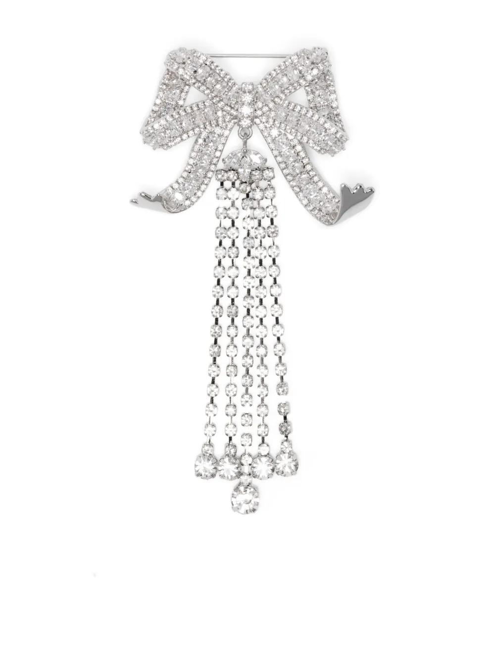 Self-Portrait bow-charm brooch | Silver | Image 1