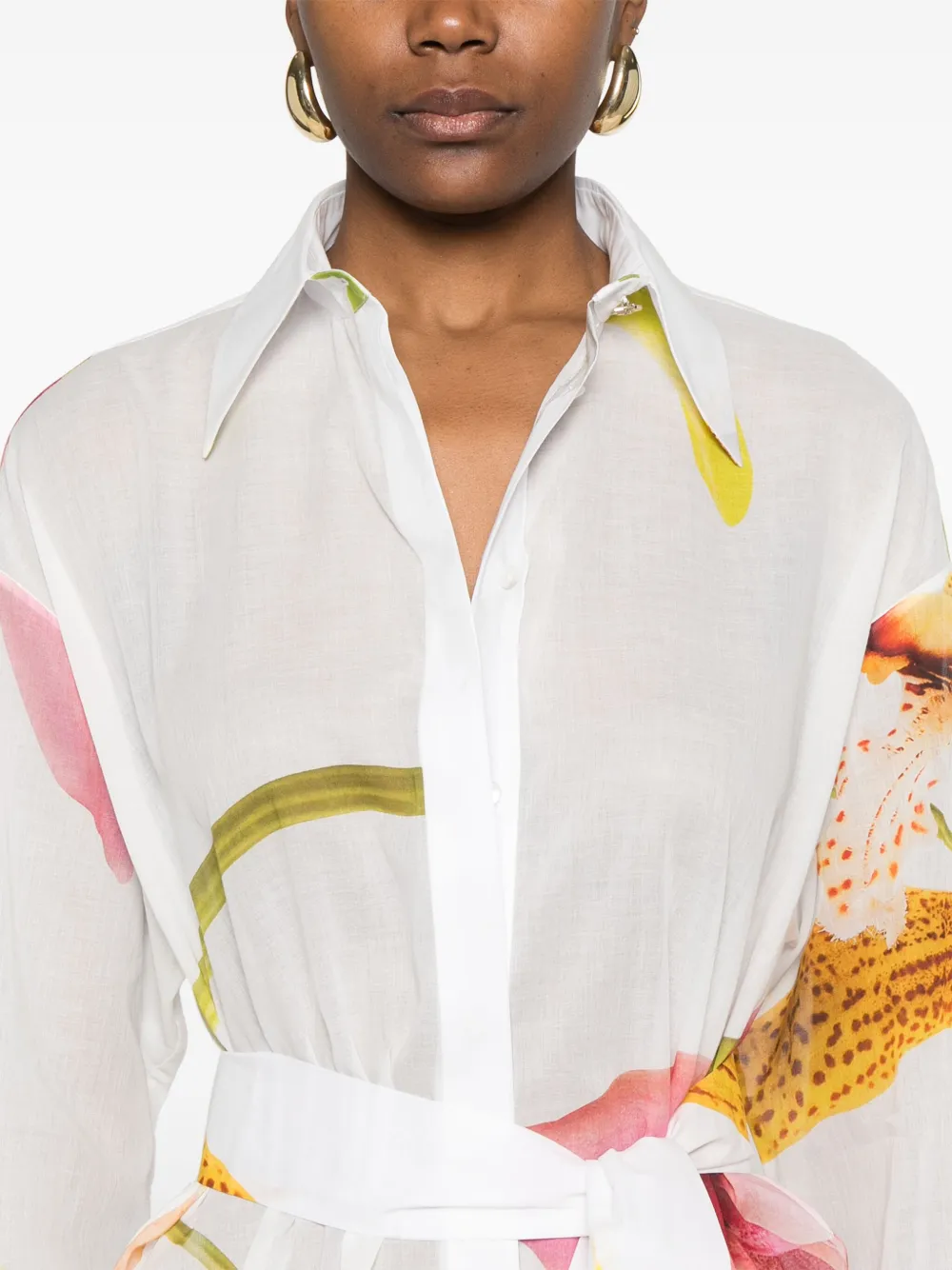 GENNY FLORAL-PRINT SHIRT 