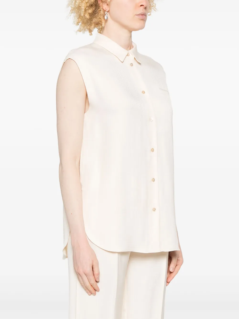 FORTE FORTE SLUBBED SHIRT 