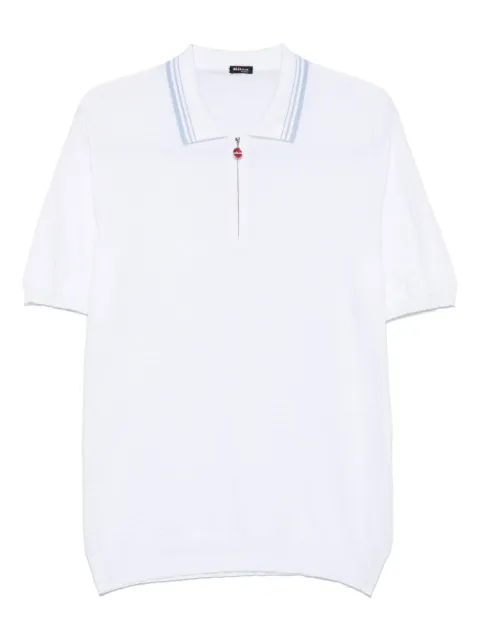 Kiton textured polo shirt