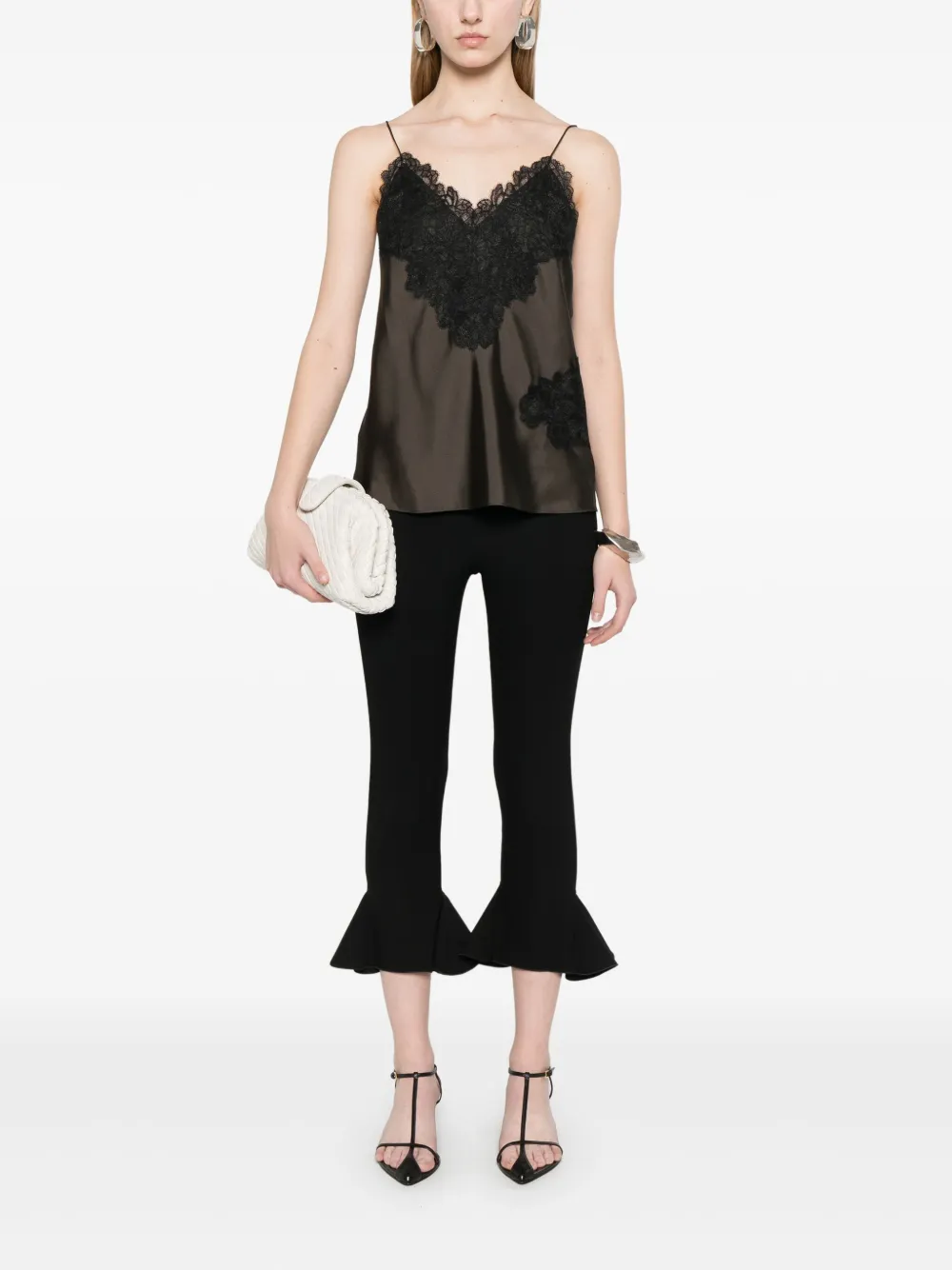 Róhe top de seda con detalle de encaje | Chalecos y camisetas | Image 2