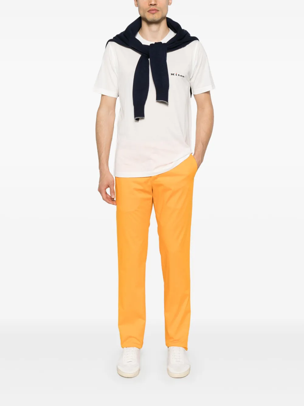 Kiton Chino shorts - Oranje